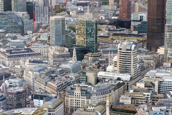 Vue Panoramique Sur Les Toits Ville Londres Éclairée Par Lumière — Photo