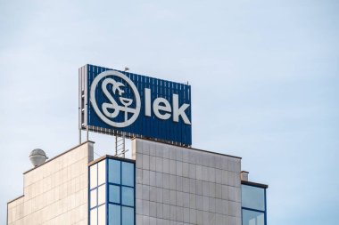 Ljubljana, Slovenia - 12 January 2023: Lek the pharmaceutical company owned by Novartis and Sandoz