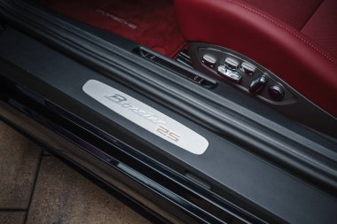 Slovenya, Ljubljana - 31 Ağustos 2023: Porsche Boxster 25 spor araba