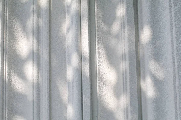 Abstrato Branco Onda Cimento Curva Parede Fundo Com Luz Solar — Fotografia de Stock