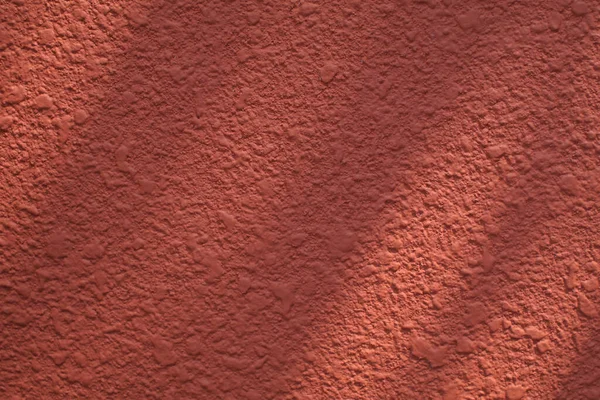 Orange Red Concrete Wall Sunlight Shadow Texture Background Minimal Summer — Stock Photo, Image