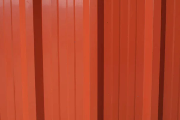 Kontejner Kovové Oranžové Stěny Textury Pozadí Barevný Panel Červeno Oranžová — Stock fotografie