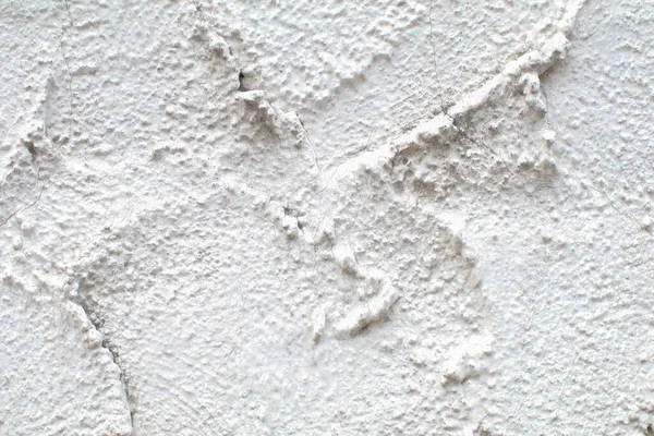 Parede Concreto Branco Canteiro Obras Processo Renovação Abstracto Textura Fundo — Fotografia de Stock