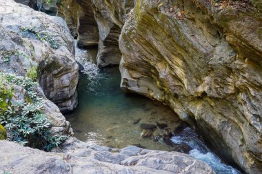 Büyük Kanyon Wang Sila laeng, Nan. Ulusal Park 'ın Tayland manzarası. Doğa ve seyahat geçmişi