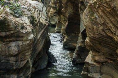 Büyük Kanyon Wang Sila laeng, Nan. Ulusal Park 'ın Tayland manzarası. Doğa ve seyahat geçmişi