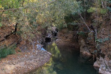 Büyük Kanyon Wang Sila laeng, Nan. Ulusal Park 'ın Tayland manzarası. Kayalar arasında su akıyor. Doğa ve seyahat geçmişi
