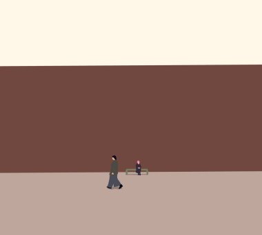 İnsanlar tatillerini şehir sokaklarında geçiriyorlar. Aktivite ve boş zaman. Asgari sanat tasarımı.