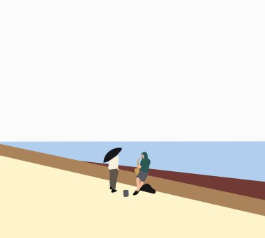 Adam saksafon çalıyor, turistleri eğlendiriyor ve göl kenarındaki sokakta para için insanları eğlendiriyor. Müzik performansı.