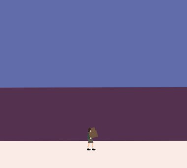 Adam şehir caddesinde karton kutu taşıyor. Yeni bir yere taşınıyor. Yeniden yerleştirme konsepti