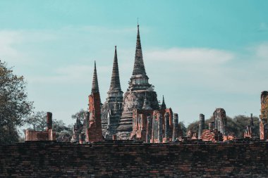 Wat phra si santhe Temple, ayutthaya, thailand, Güney Asya