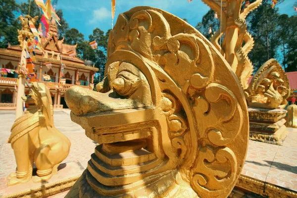 Buda Nın Tapınaktaki Heykeli — Stok fotoğraf