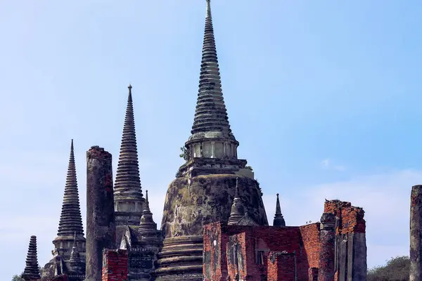 Wat Phra Que Ese Templo Sukhothai Parte Histórica Sukhothai Tailandia —  Fotos de Stock