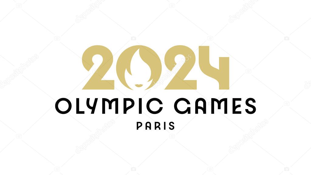 Símbolo de los Juegos Olímpicos 2024. Logo de los Juegos Olímpicos de