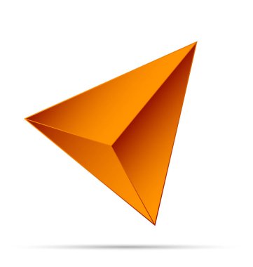 GPS İmleç simgesi. Düz çizim. Vektör.