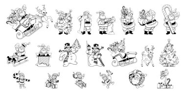 Mutlu Noeller Yeni Yıl Çizgi Film Yapıştırması İzole Edildi