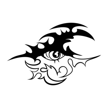 Y2k Dövmeli Gözlü Şeytan Kabile Çizgi Filmleri İzole Edildi