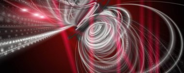 Işıklı güçlü dalga panorama arkaplan tasarımı çizimi