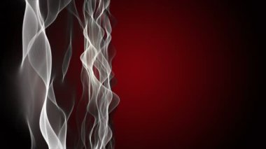 Ağır çekimde parçacık dalga nesnesi ile güçlü video animasyonu, 4096x2304 döngü 4K