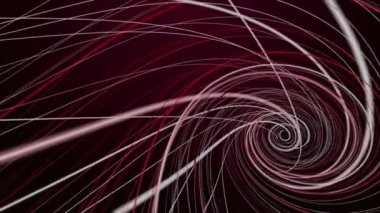 Ağır çekimde çizgili dalga nesnesi ile güçlü video animasyonu, 4096x2304 döngü 4K