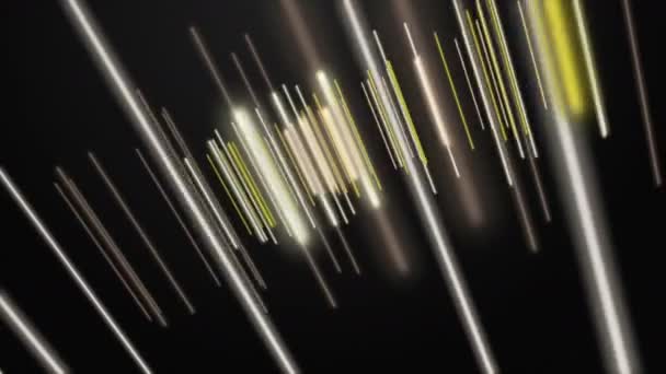 带发光条纹慢动作物体的未来主义视频动画 4096X2304环路4K — 图库视频影像