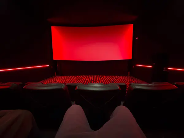 Sinemanın içine ekrandan bakın ve film başlamadan önce koltukları kopyalayın. Yüksek kalite fotoğraf