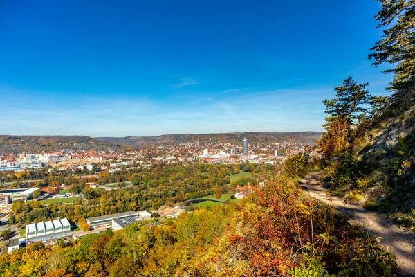 Kleiner Herbstspaziergang Durch Die Jenaer Landschaft Thüringen Deutschland — Stockfoto
