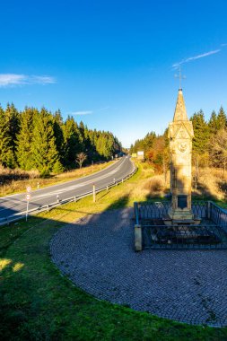 Kış sporları beldesi Oberhof am Rennsteig - Thüringen - Almanya