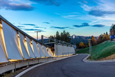 Kış sporları beldesi Oberhof am Rennsteig - Thüringen - Almanya