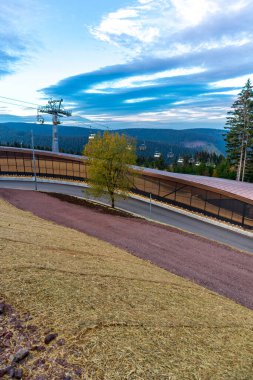 Kış sporları beldesi Oberhof am Rennsteig - Thüringen - Almanya