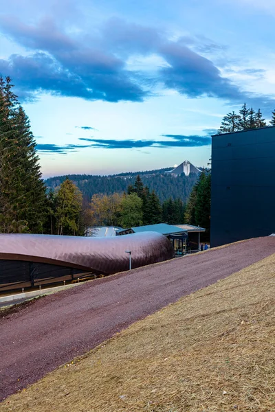 Kış sporları beldesi Oberhof am Rennsteig - Thüringen - Almanya