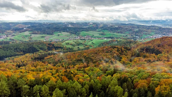 Kleine Herfstwandeling Door Prachtige Natuur Van Schmalkalden Thüringen Duitsland — Stockfoto