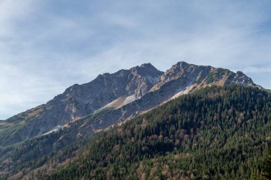 Oberstdorf-Bavyera yakınlarındaki Allgu 'da küçük bir sonbahar yürüyüşü - Almanya