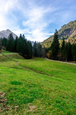 Oberstdorf-Bavyera yakınlarındaki Allgu 'da küçük bir sonbahar yürüyüşü - Almanya