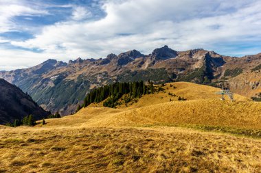 Oberstdorf-Bavyera yakınlarındaki Allgu 'da küçük bir sonbahar yürüyüşü - Almanya