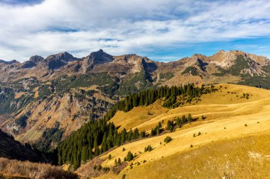 Oberstdorf-Bavyera yakınlarındaki Allgu 'da küçük bir sonbahar yürüyüşü - Almanya