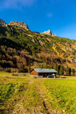 Oberstdorf-Bavyera yakınlarındaki Allgu 'da küçük bir sonbahar yürüyüşü - Almanya