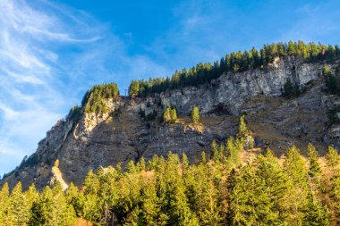 Oberstdorf-Bavyera yakınlarındaki Allgu 'da küçük bir sonbahar yürüyüşü - Almanya