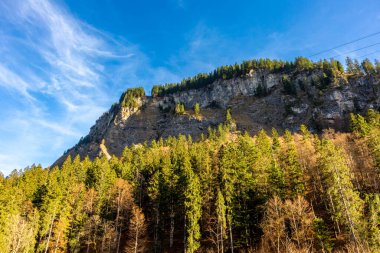 Oberstdorf-Bavyera yakınlarındaki Allgu 'da küçük bir sonbahar yürüyüşü - Almanya