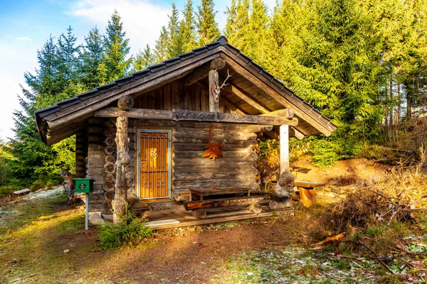 stock image Autumn discovery tour through the Thuringian Forest near Oberhof - Thuringia - Germany