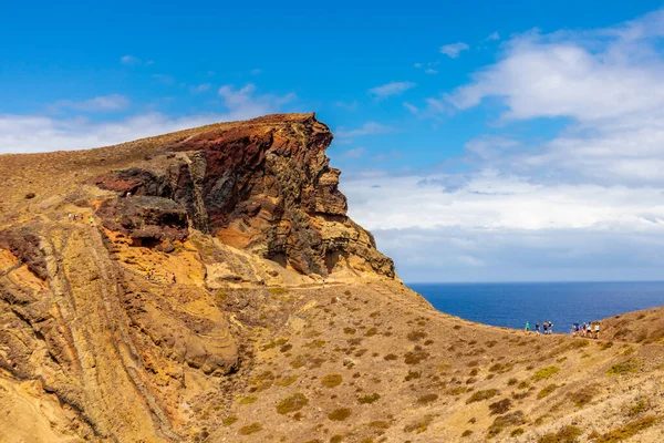 Çiçek Adasındaki Yolda Madeira Çok Yönlü Manzarası Madeira Portekiz — Stok fotoğraf