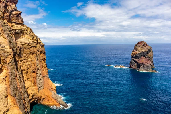 Carretera Isla Las Flores Madeira Paisaje Multifacético Madeira Portugal — Foto de Stock