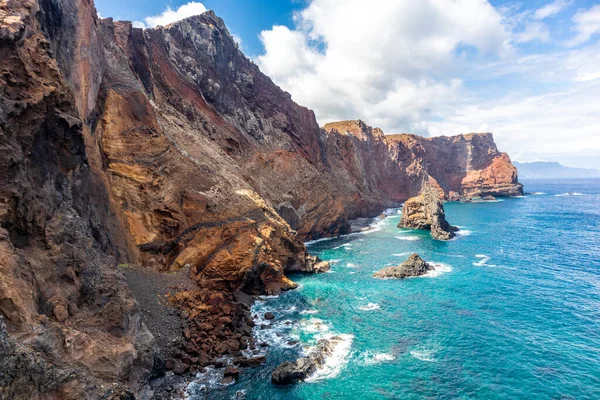 stock image On the road on the flower island Madeira and its multifaceted landscape - Madeira - Portugal 