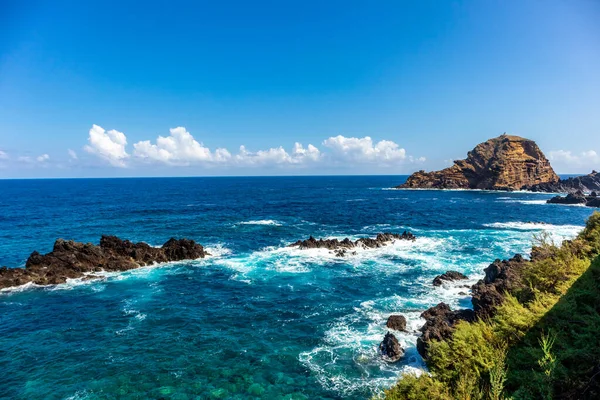 Way North Side Madeira Porto Moniz Fantastic Views Atlantic Ocean — Stock Photo, Image