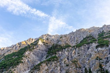 Oberstdorf-Bavyera yakınlarındaki Allgu 'da küçük bir sonbahar yürüyüşü - Almanya