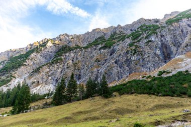 Oberstdorf-Bavyera yakınlarındaki Allgu 'da küçük bir sonbahar yürüyüşü - Almanya