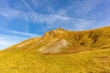 Oberstdorf-Bavyera yakınlarındaki Allgu 'da küçük bir sonbahar yürüyüşü - Almanya