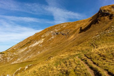 Oberstdorf-Bavyera yakınlarındaki Allgu 'da küçük bir sonbahar yürüyüşü - Almanya