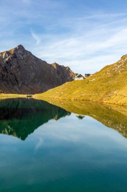 Oberstdorf-Bavyera yakınlarındaki Allgu 'da küçük bir sonbahar yürüyüşü - Almanya