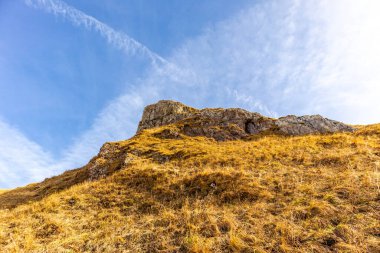Oberstdorf-Bavyera yakınlarındaki Allgu 'da küçük bir sonbahar yürüyüşü - Almanya