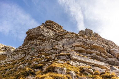 Oberstdorf-Bavyera yakınlarındaki Allgu 'da küçük bir sonbahar yürüyüşü - Almanya